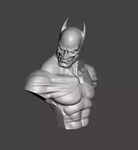 Batman Bust Attitude STL 3D Printing Ready model