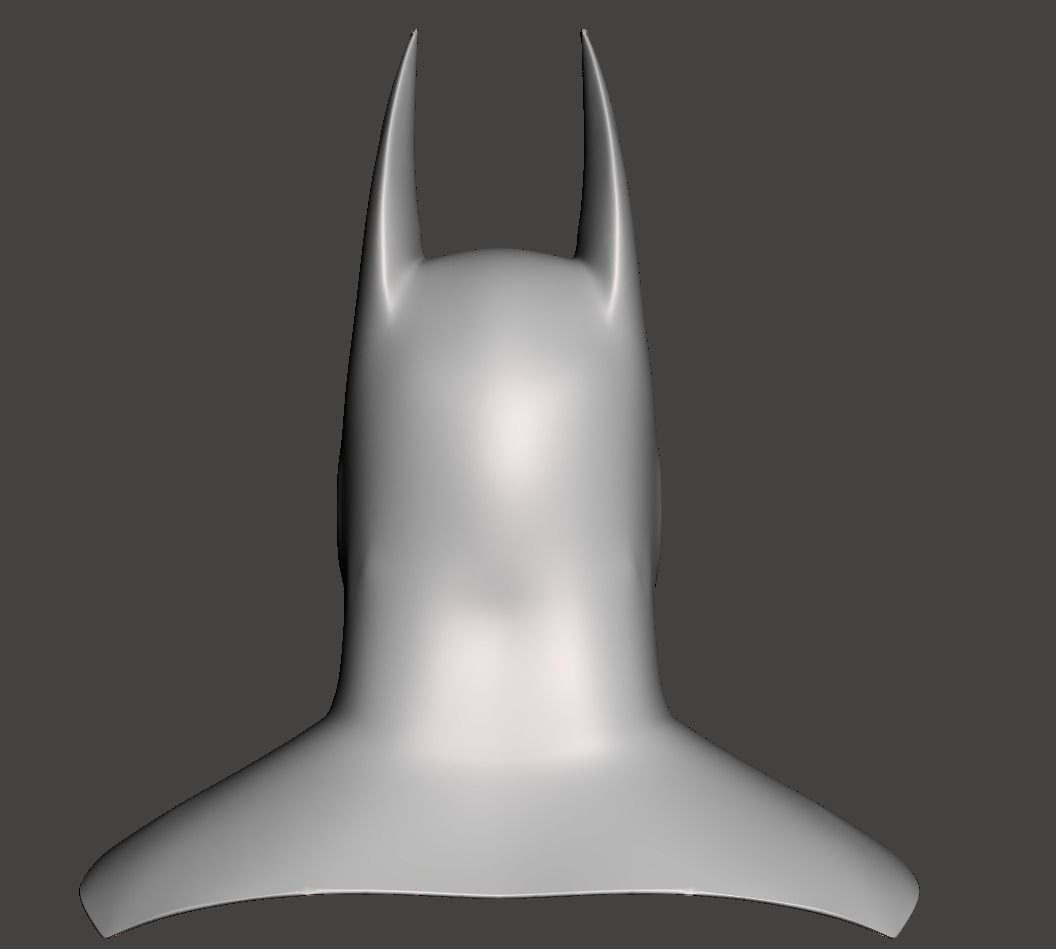Batman Cowl 3D STL 3d printing ready Model 3D print model_3