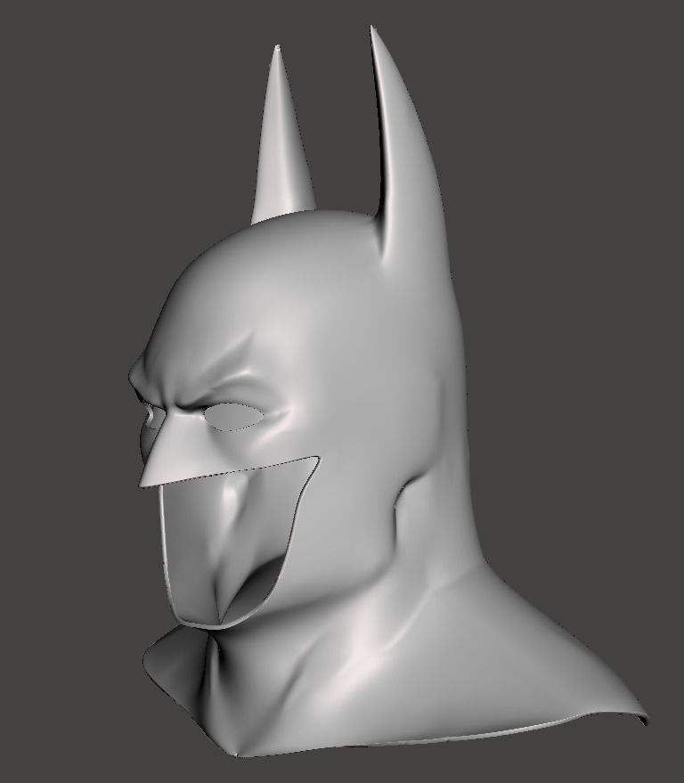 Batman Cowl 3D STL 3d printing ready Model 3D print model_1