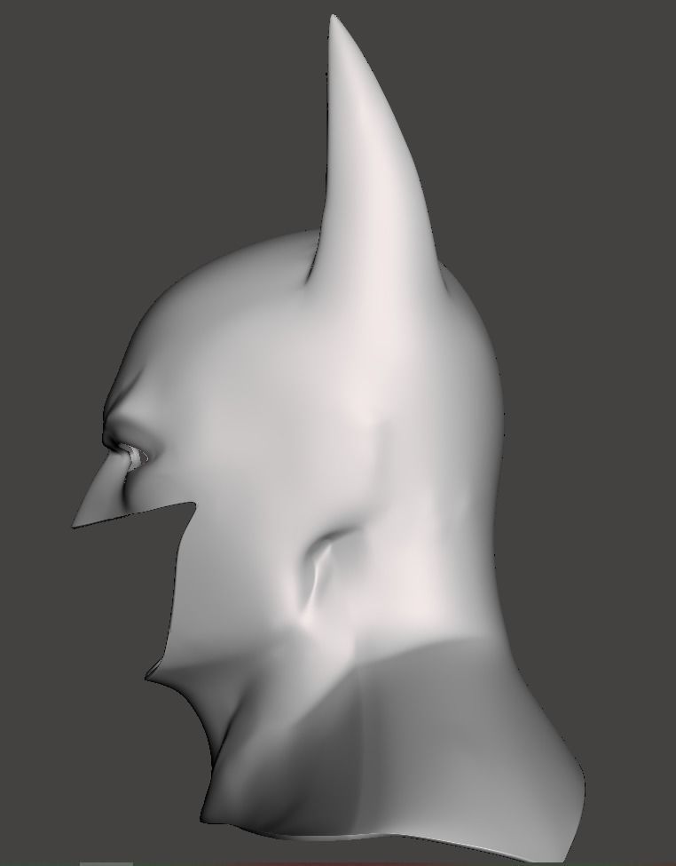 Batman Cowl 3D STL 3d printing ready Model 3D print model_2