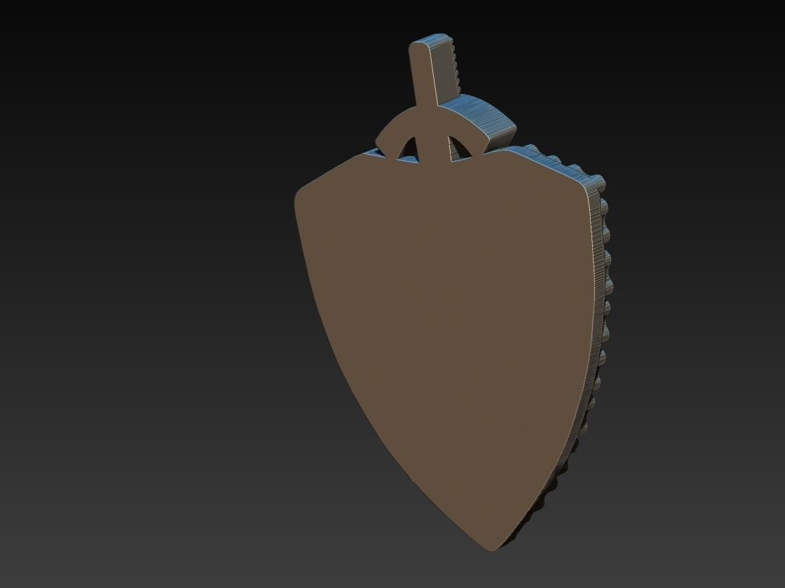 Skull Shield Motorcycle Club 3D print model_3