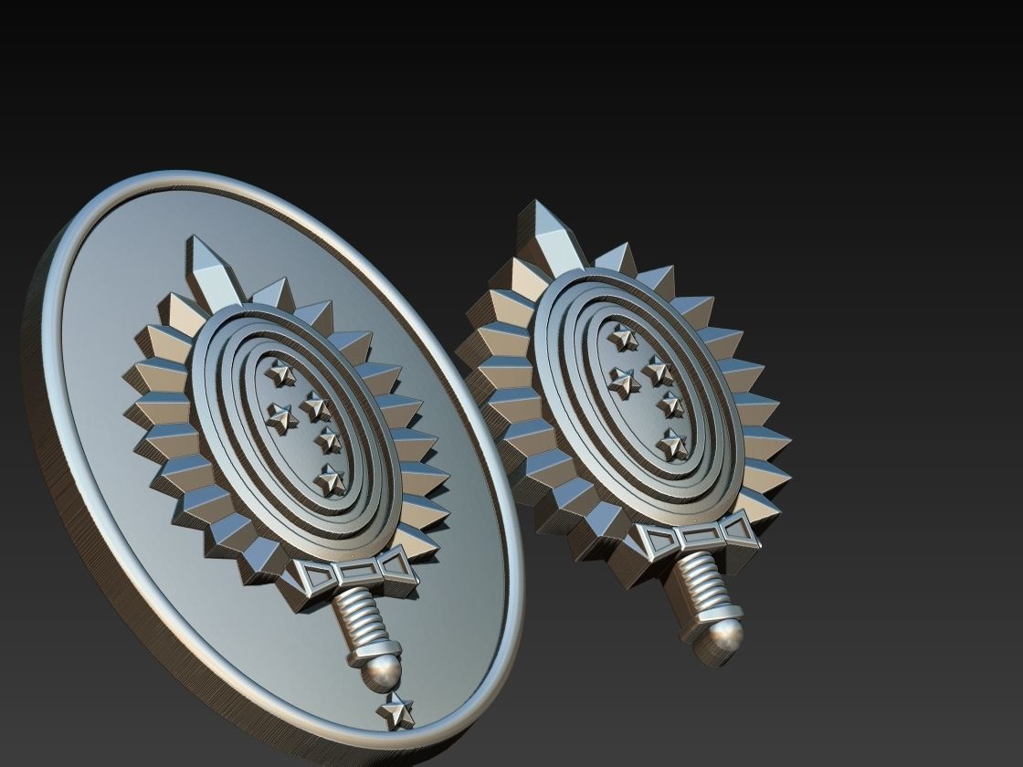 Military Coat of Arms - Brasao Militar 3D print model_6