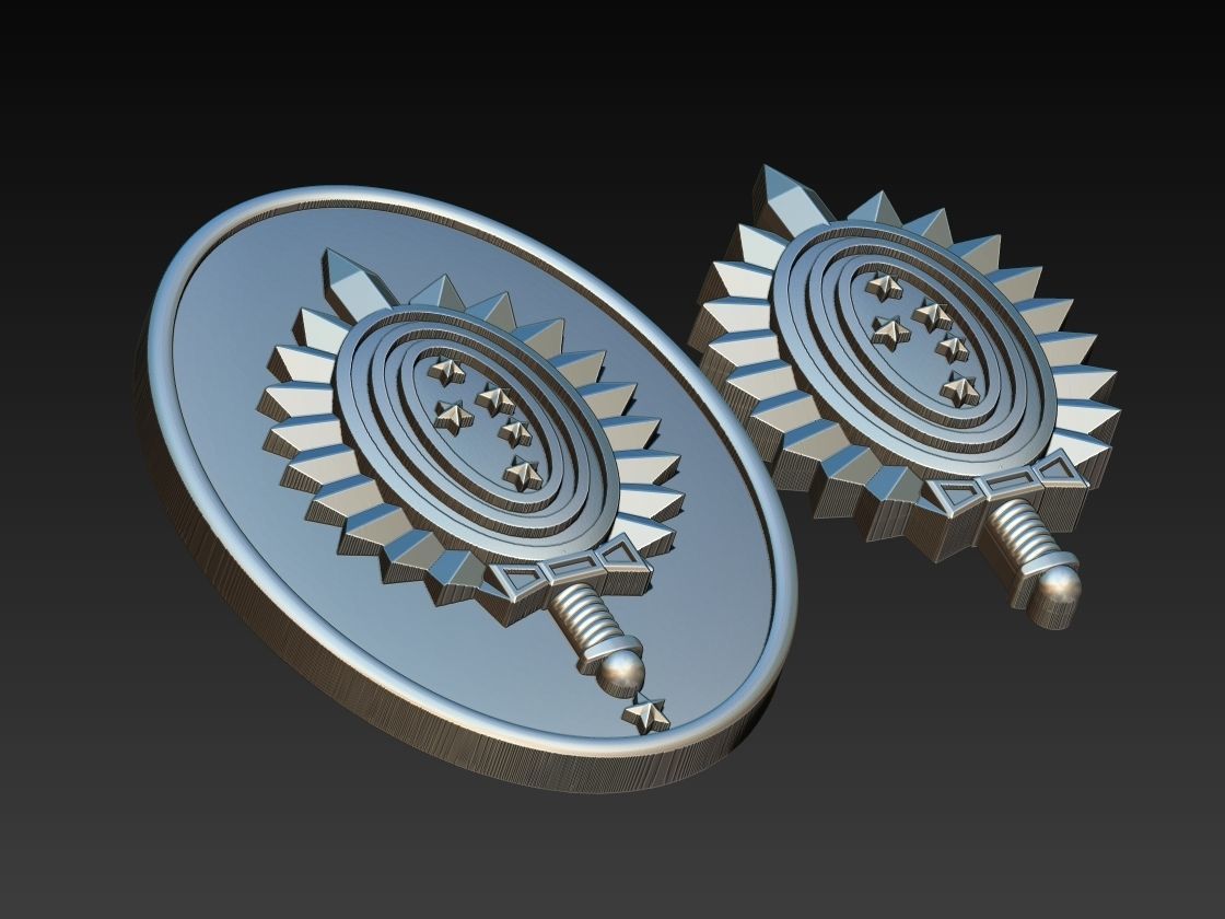 Military Coat of Arms - Brasao Militar 3D print model_10