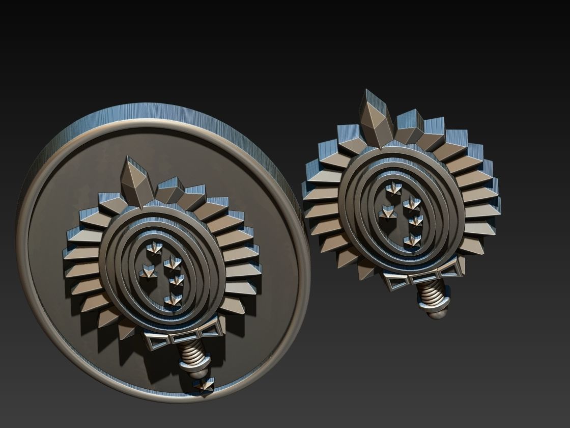 Military Coat of Arms - Brasao Militar 3D print model_7