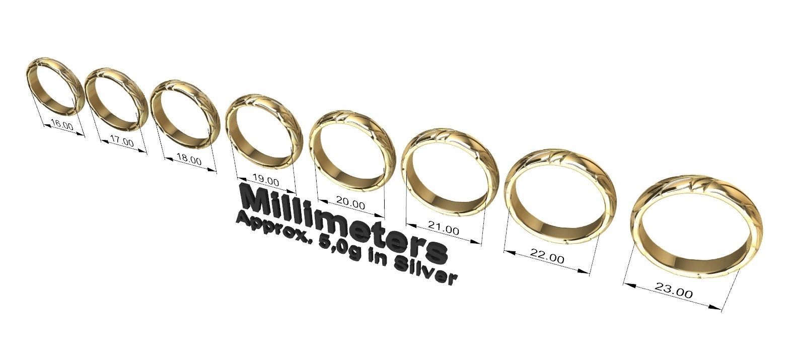 Leafy Alliance Ring 3D print model_15