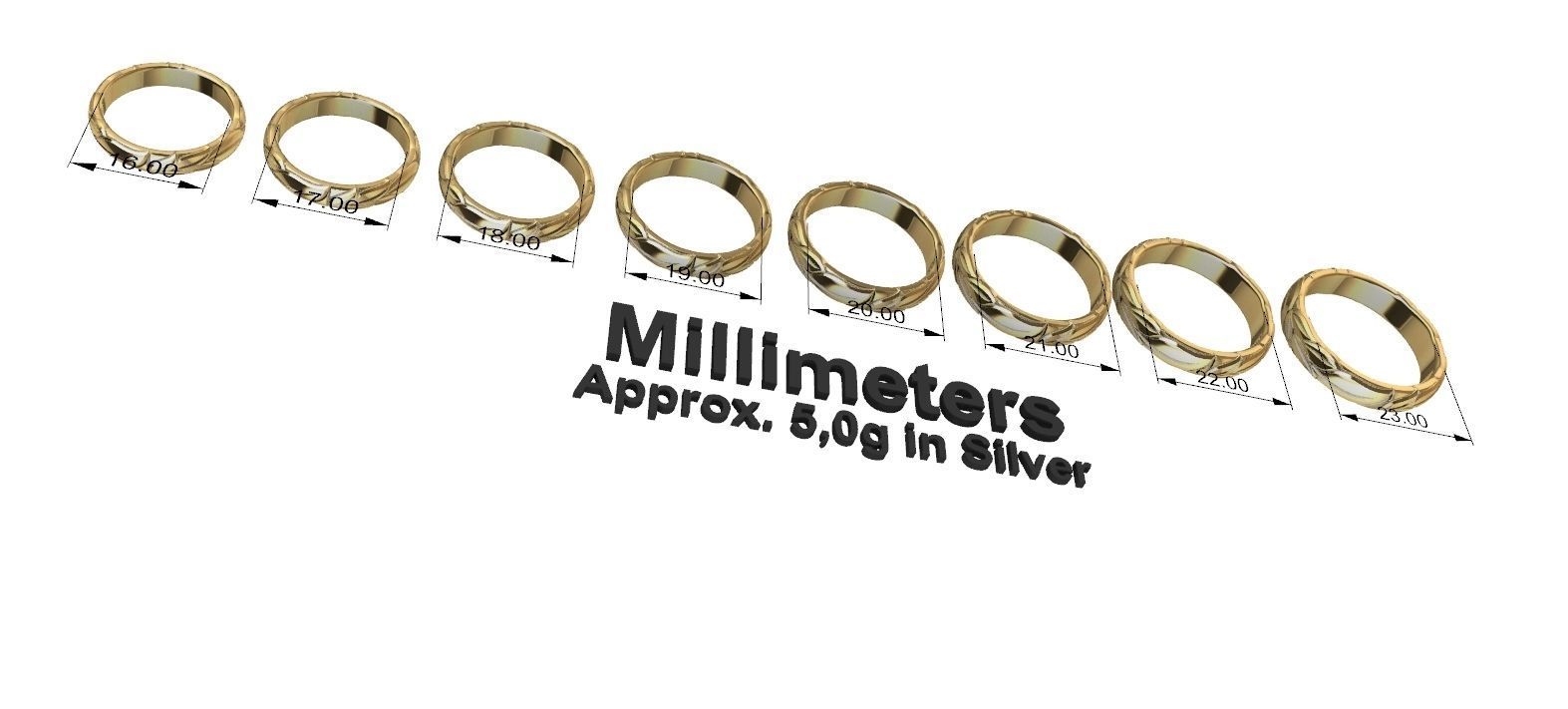 Leafy Alliance Ring 3D print model_16