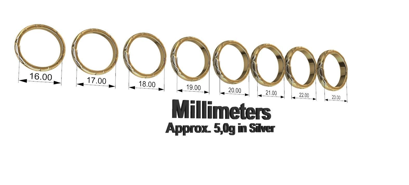 Leafy Alliance Ring 3D print model_14