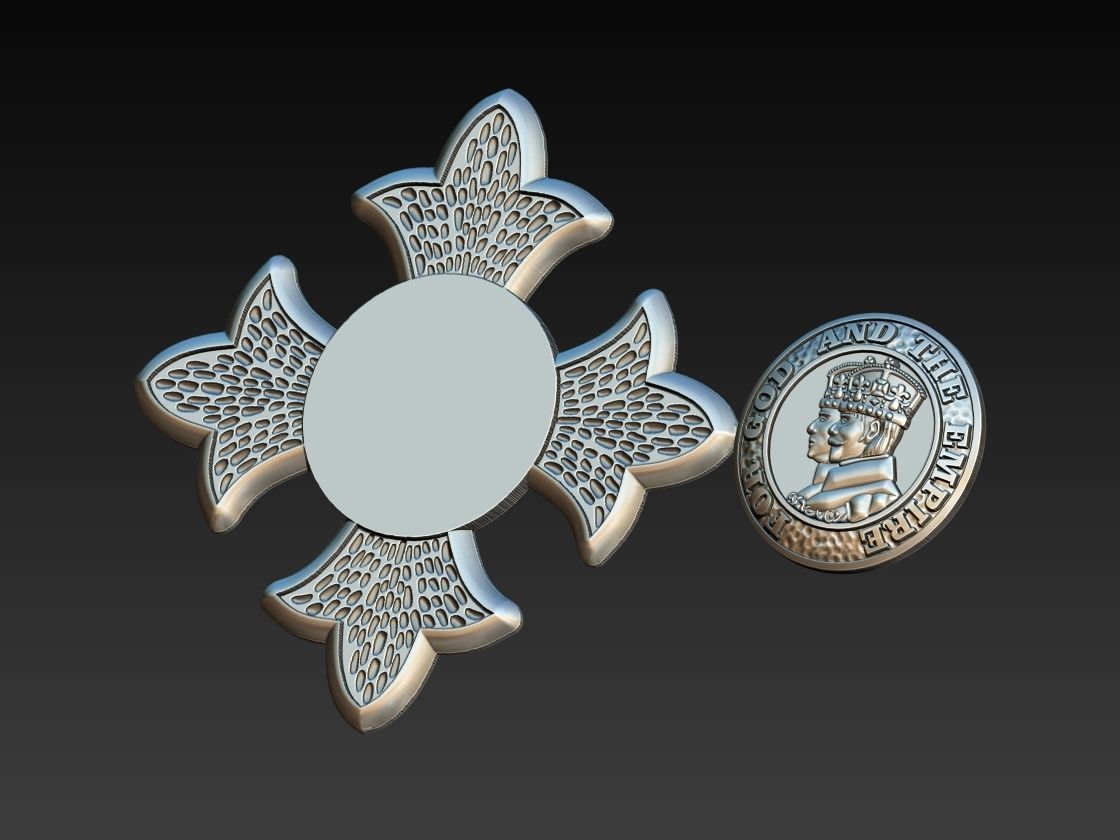 Order of the British Empire 3D print model_4