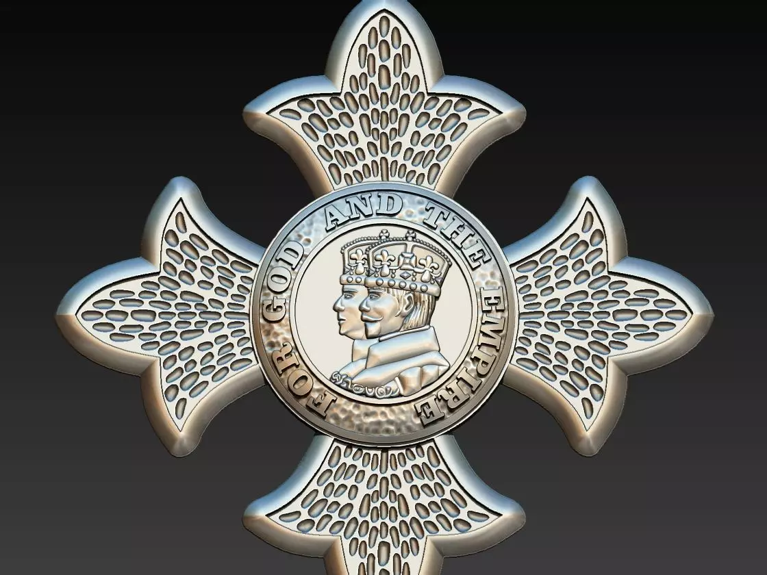 Order of the British Empire 3D print model_0