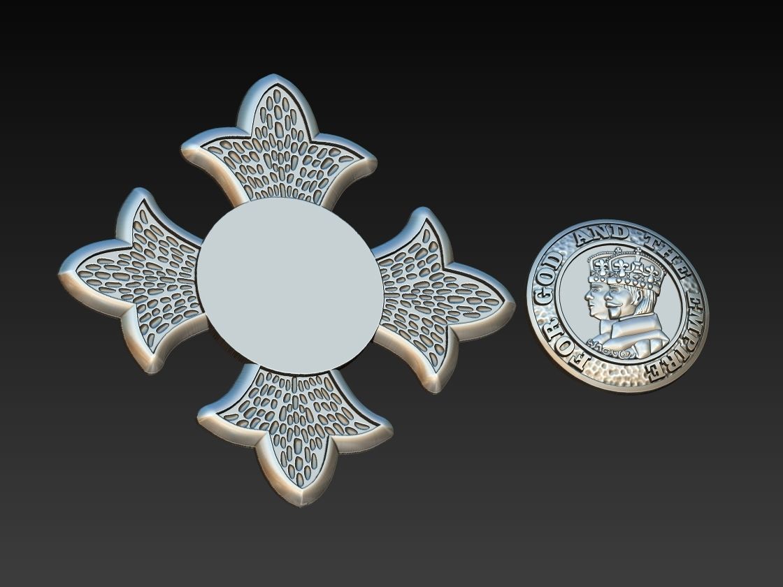 Order of the British Empire 3D print model_2