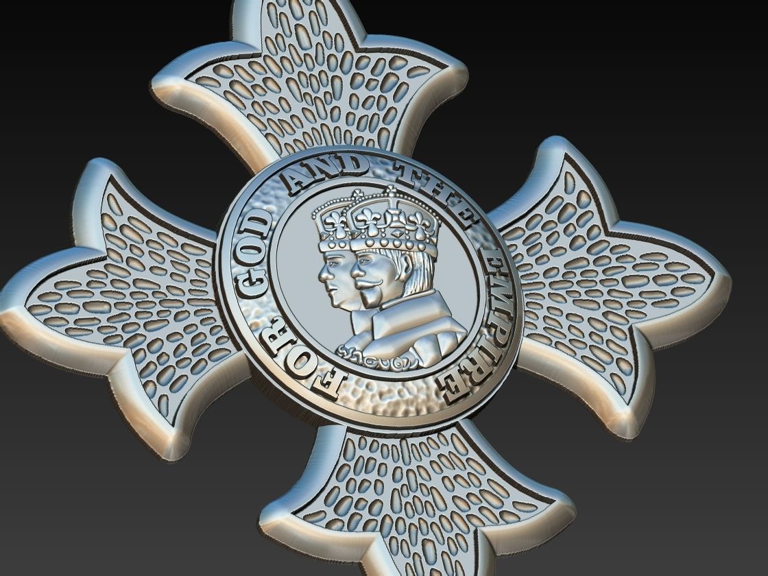Order of the British Empire 3D print model_10