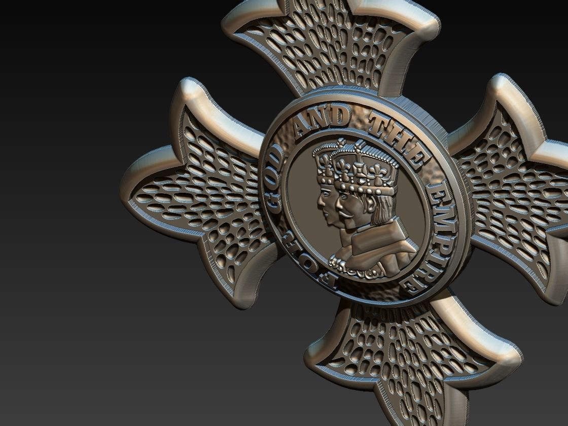 Order of the British Empire 3D print model_9