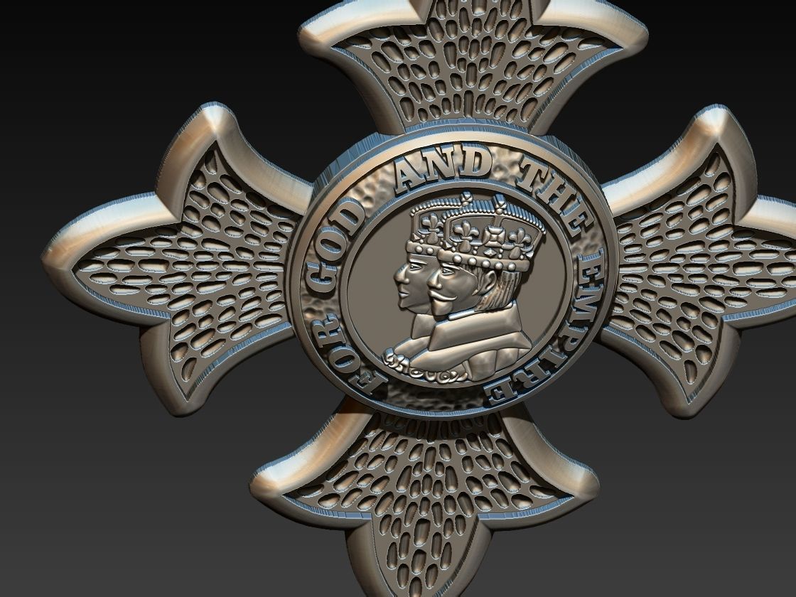 Order of the British Empire 3D print model_8