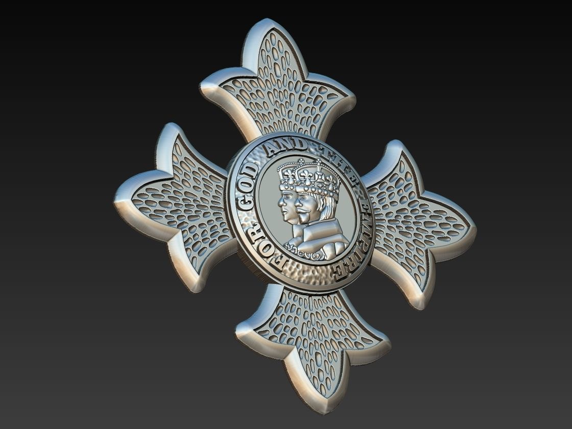 Order of the British Empire 3D print model_1