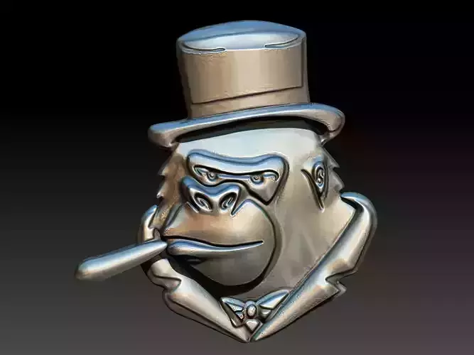 Gorilla Social Club 3D print model