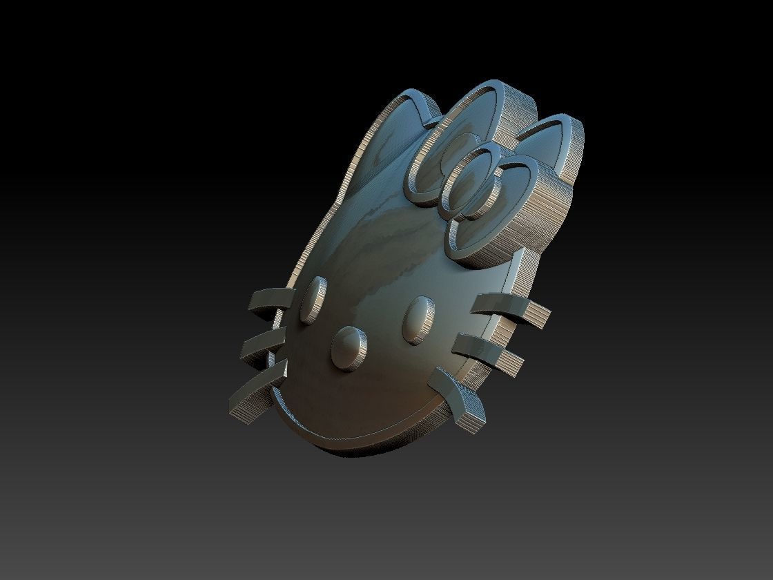 Hello Kitty Pendants 3D print model_10