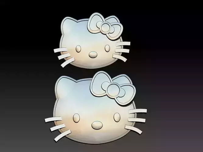 Hello Kitty Pendants 3D print model