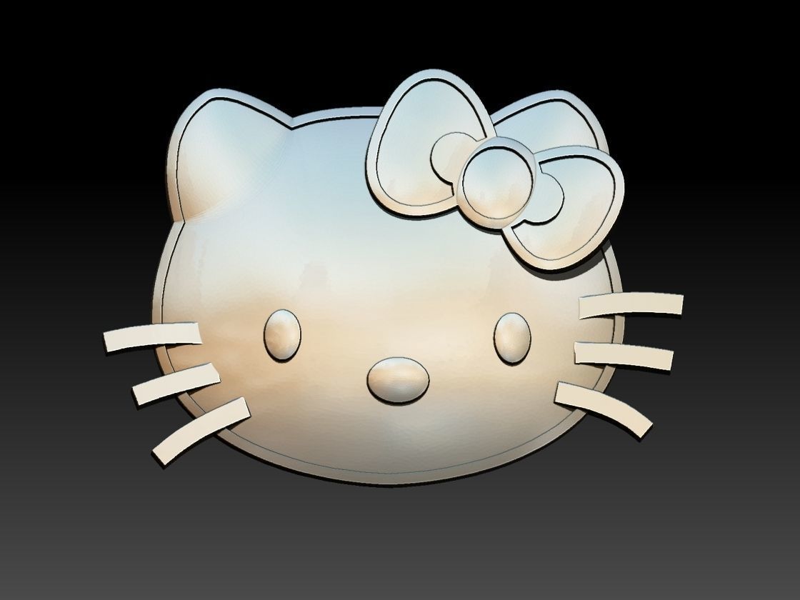 Hello Kitty Pendants 3D print model_6