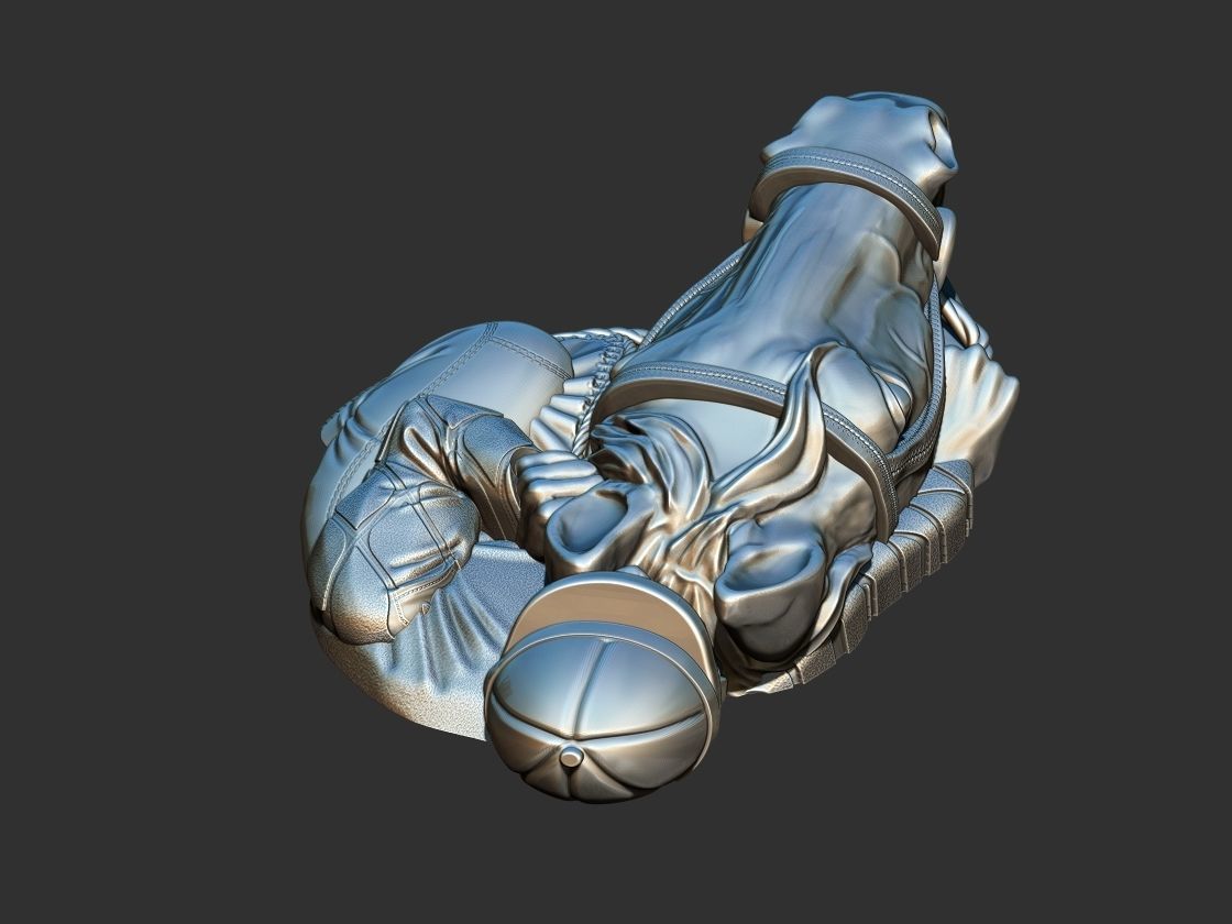 Race Horse With Jockey Front 3D print model_10