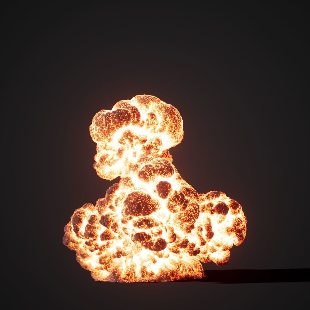 Animated Gasoline Explosion 7 3D model_7