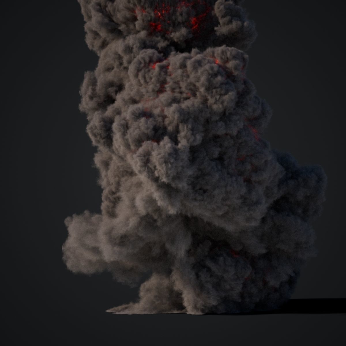 Animated Gasoline Explosion 7 3D model_10