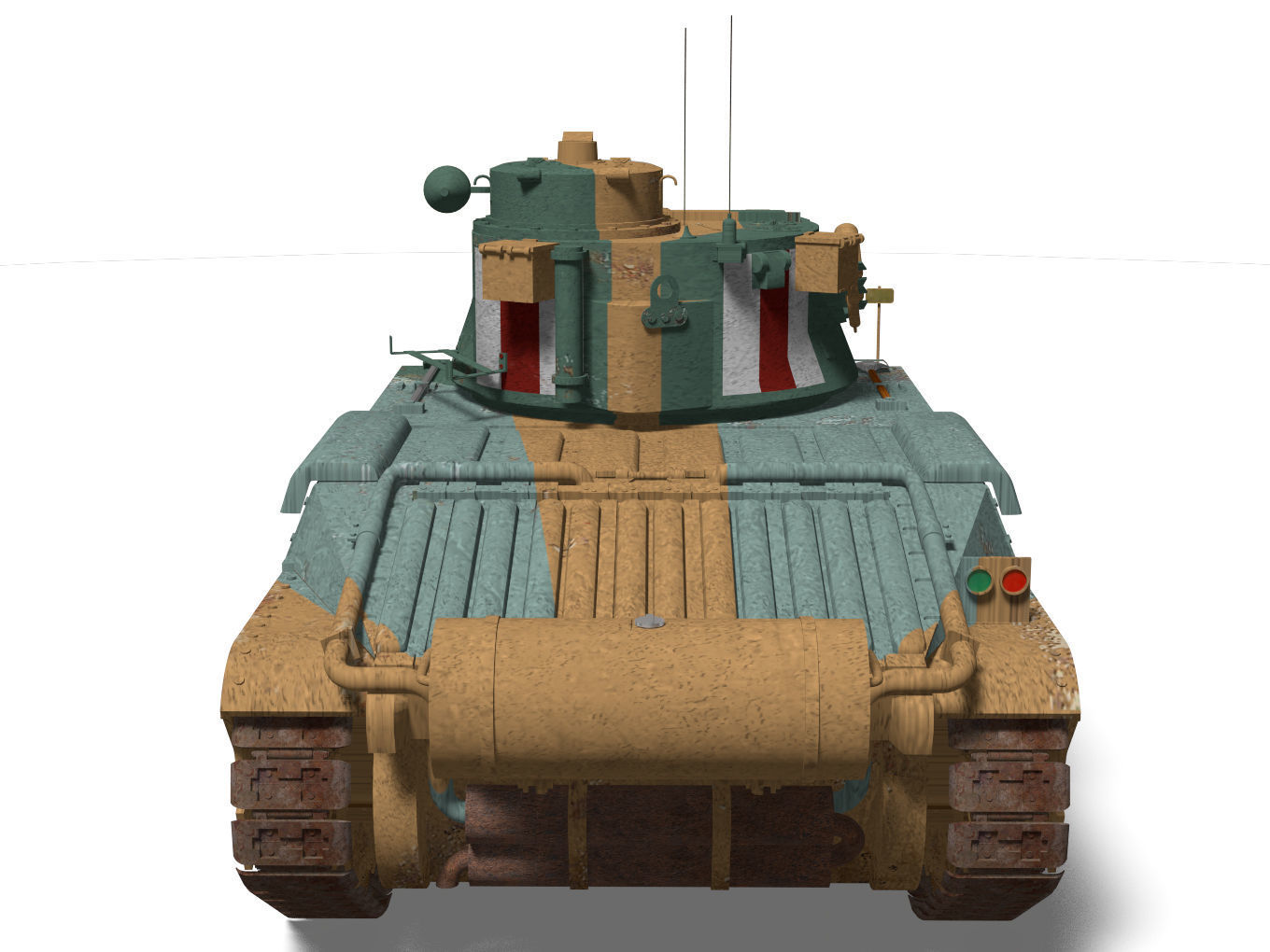 Mark II Matilda II Mk III IV 3D model_5