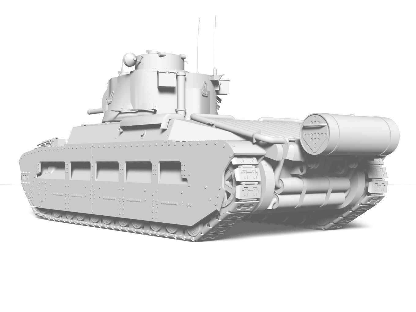 Mark II Matilda II Mk III IV 3D model_13