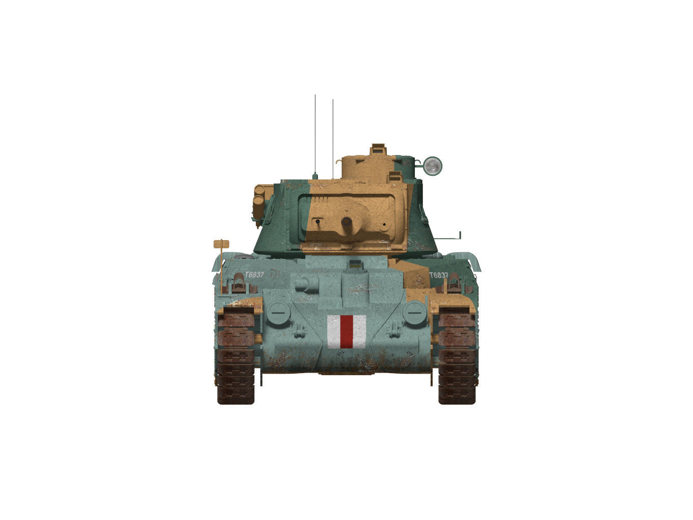Mark II Matilda II Mk III IV 3D model_8