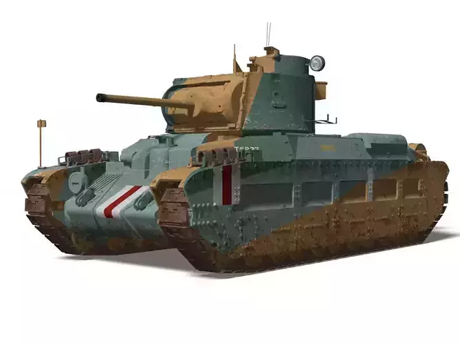 Mark II Matilda II Mk III IV 3D model Mark II Matilda II Mk III IV 3D model