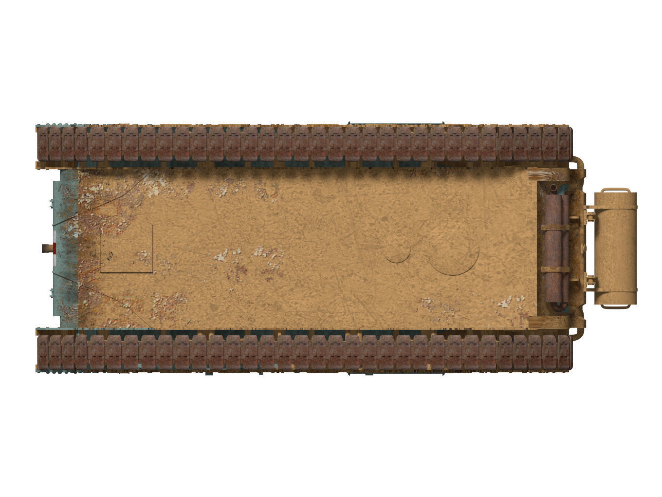 Mark II Matilda II Mk III IV 3D model_11