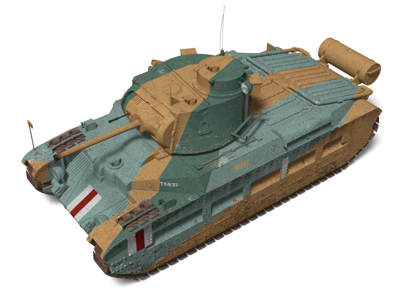 Mark II Matilda II Mk III IV 3D model_3