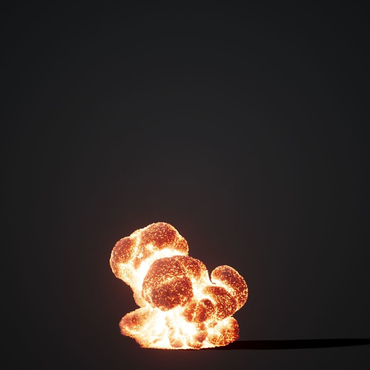 Animated Gasoline Explosion 6 3D model_5
