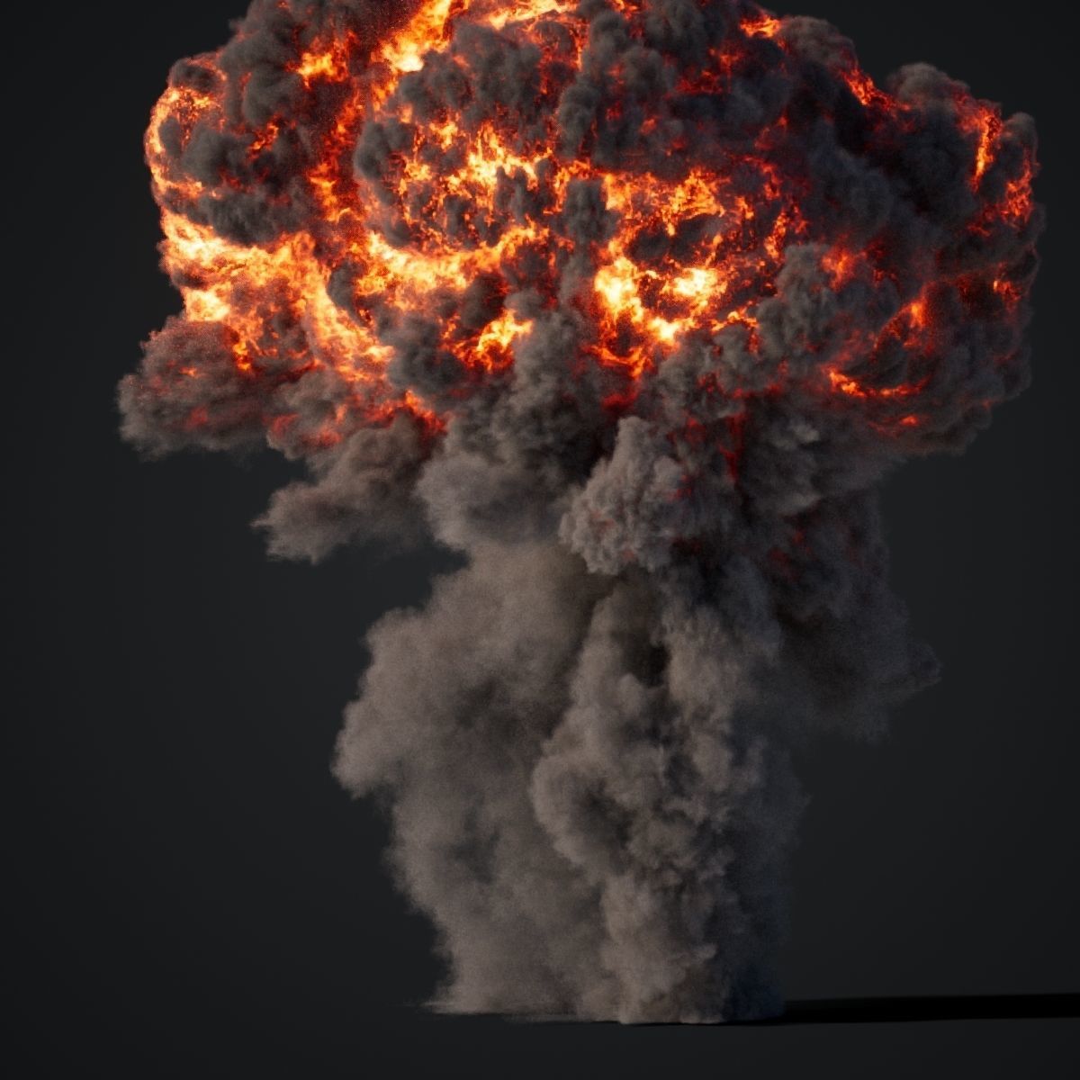 Animated Gasoline Explosion 6 3D model_10