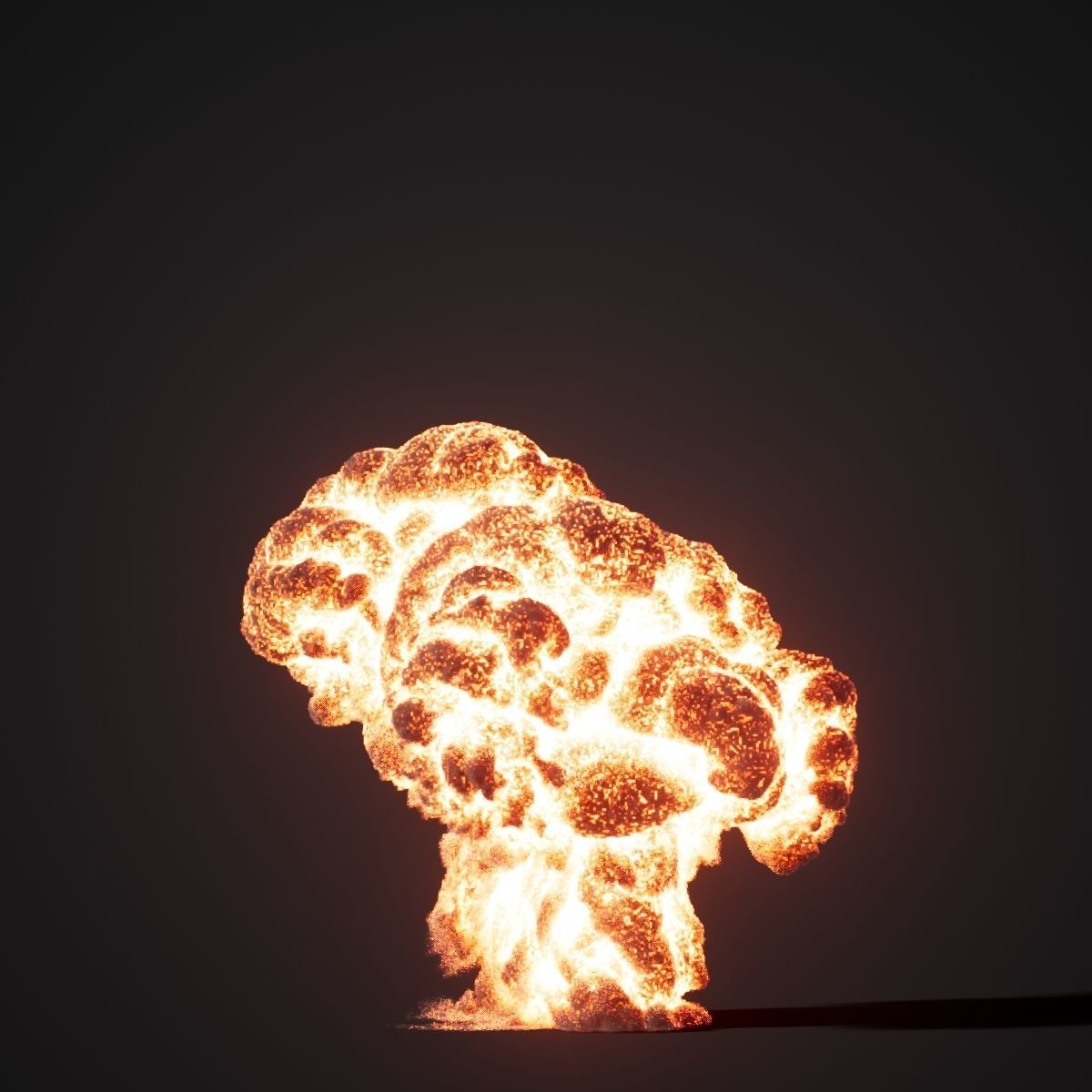 Animated Gasoline Explosion 6 3D model_7