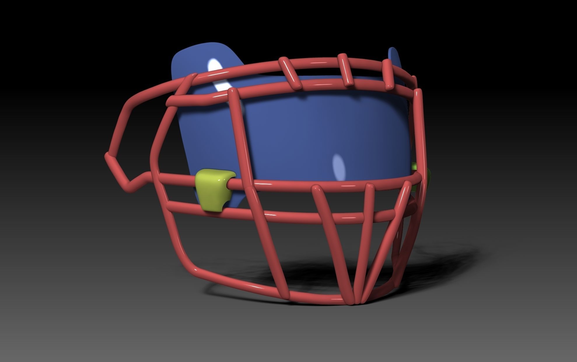 Oakley Visor and Facemask II for NFL Schutt F7 Helmet 3D print model_6