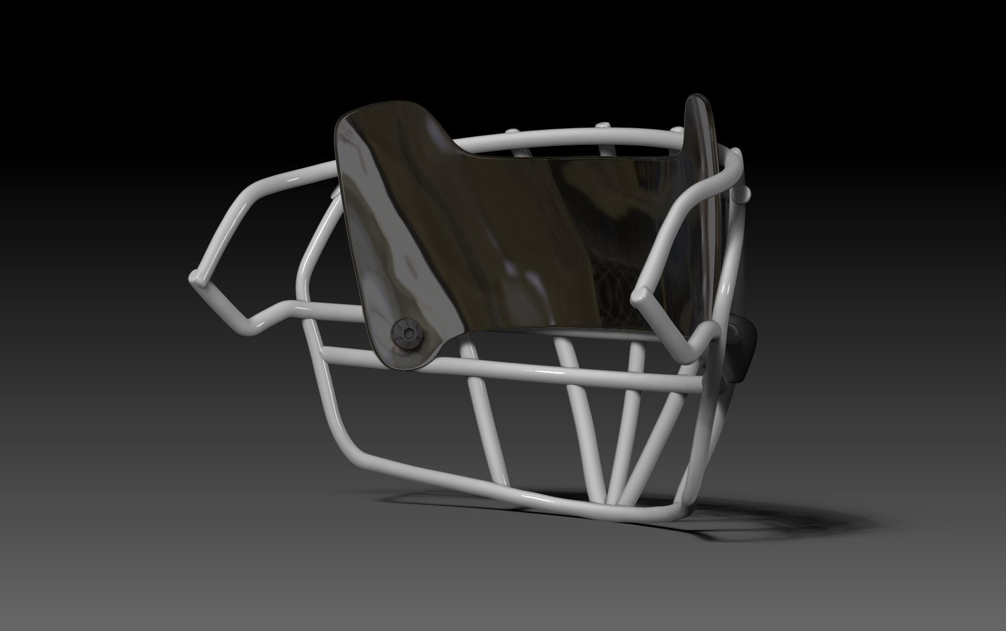 Oakley Visor and Facemask II for NFL Schutt F7 Helmet 3D print model_4