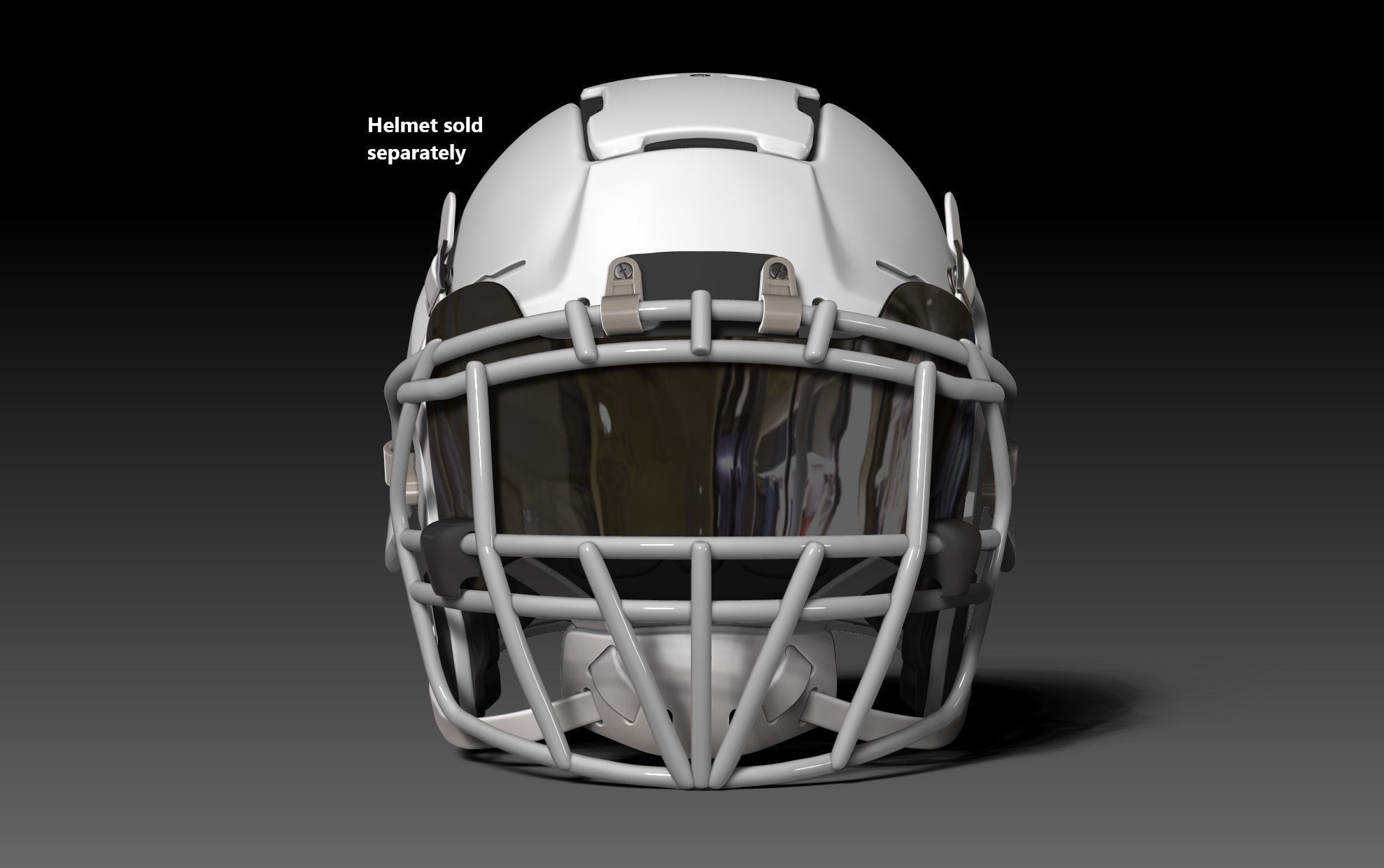 Oakley Visor and Facemask II for NFL Schutt F7 Helmet 3D print model_7