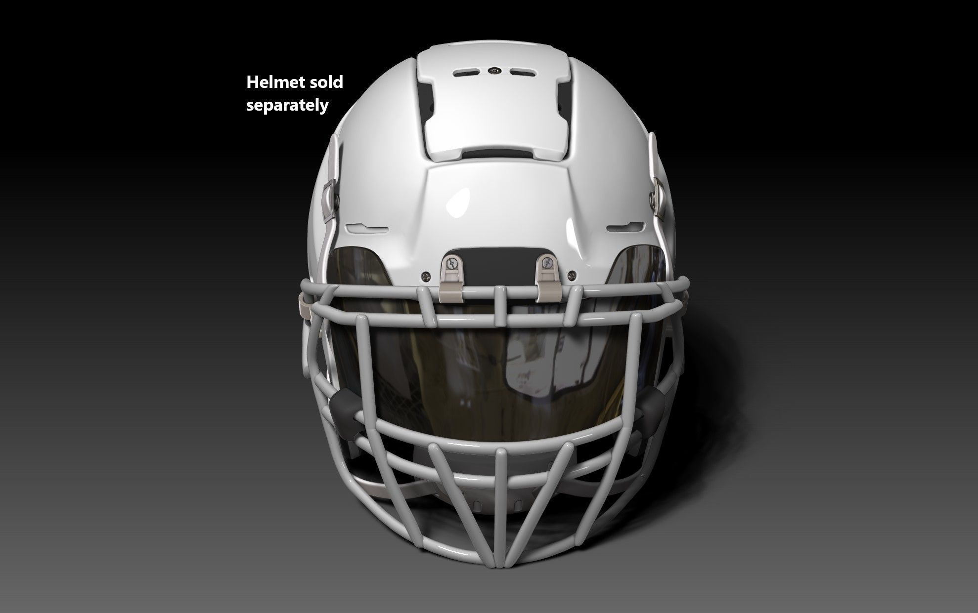 Oakley Visor and Facemask II for NFL Schutt F7 Helmet 3D print model_1