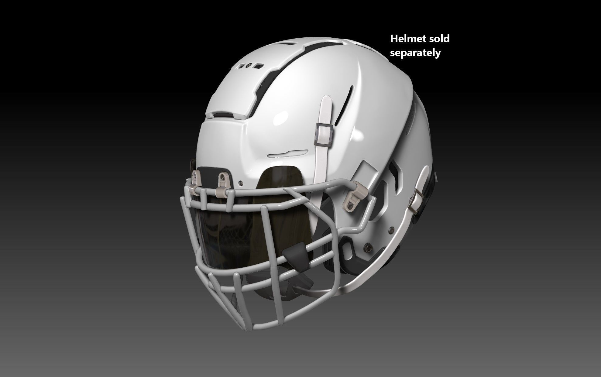 Oakley Visor and Facemask II for NFL Schutt F7 Helmet 3D print model_5