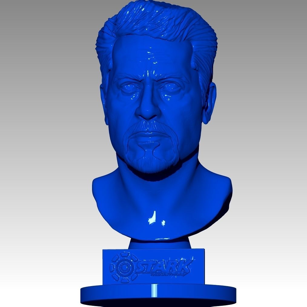 Tony Stark - Robert Downey Jr 3D print model_1