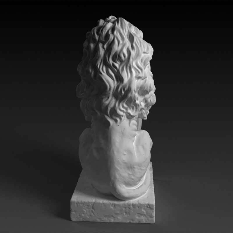 3D Models Garden Statue Lion With Welcome Sign 3D print model_8