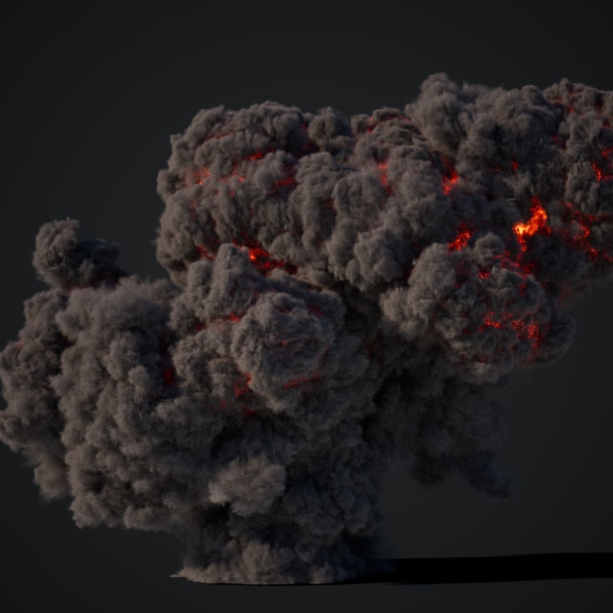 Animated Gasoline Explosion 5 3D model_10