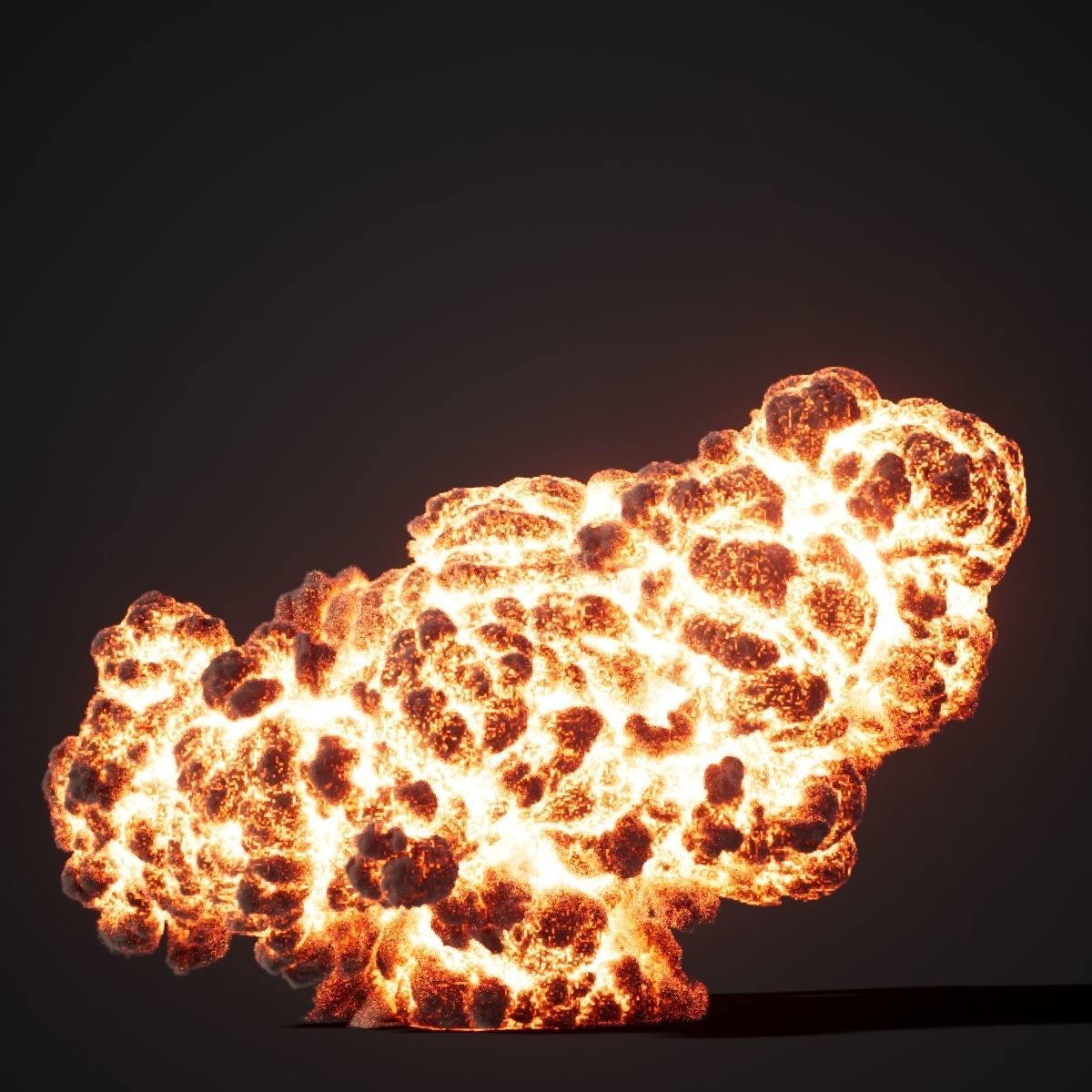 Animated Gasoline Explosion 5 3D model_8