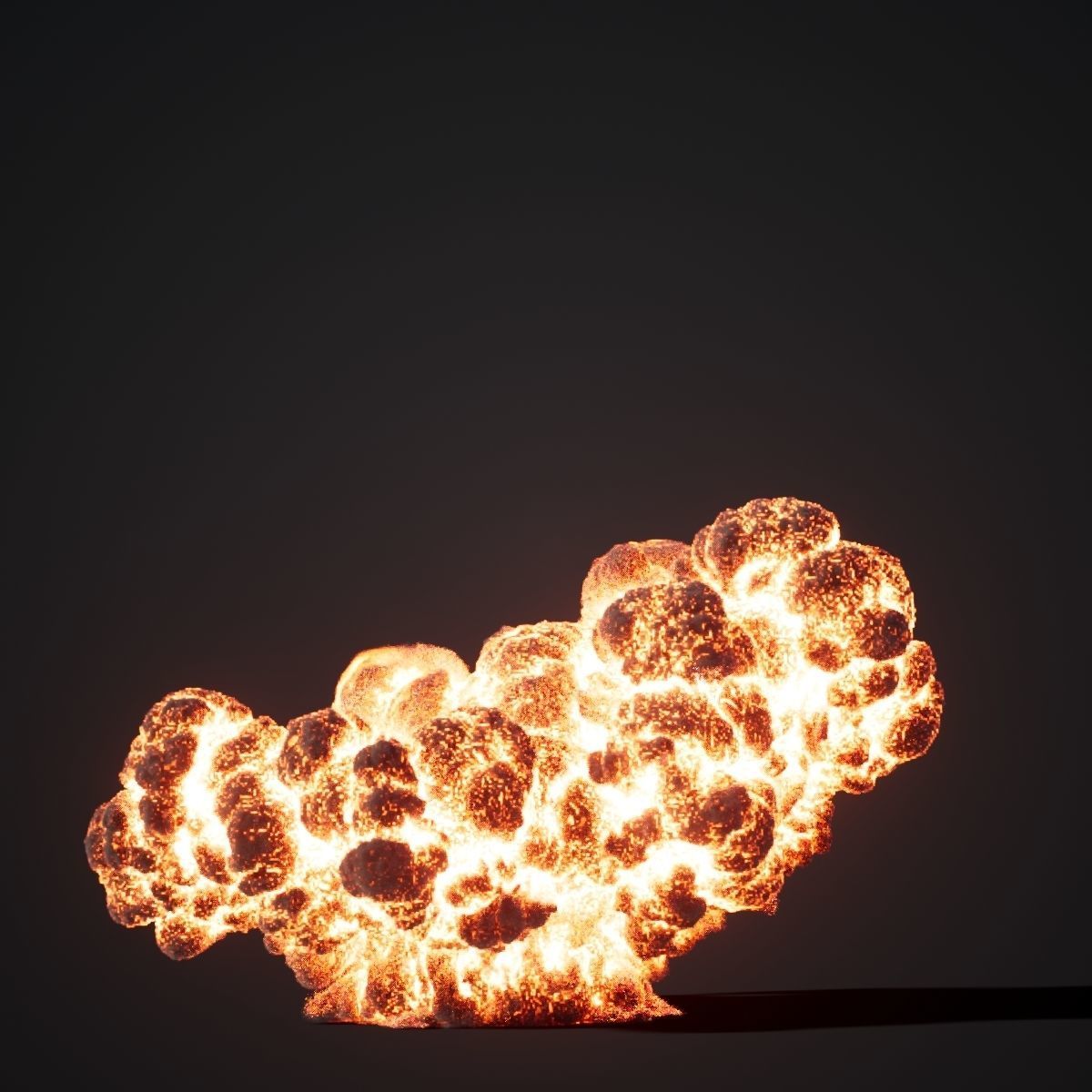 Animated Gasoline Explosion 5 3D model_7