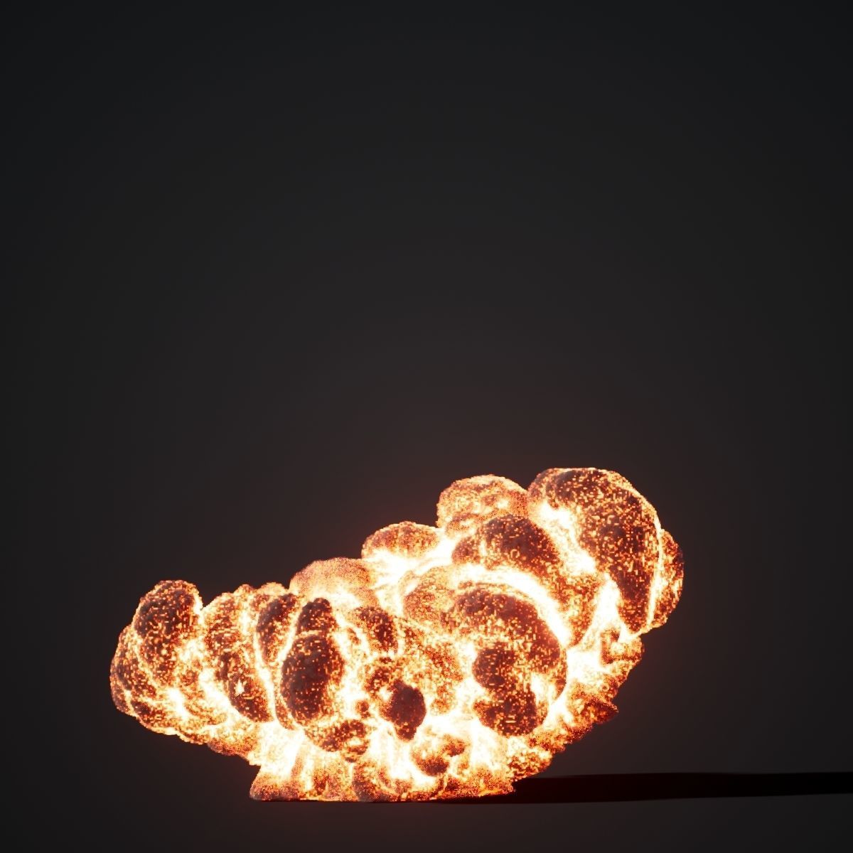 Animated Gasoline Explosion 5 3D model_6