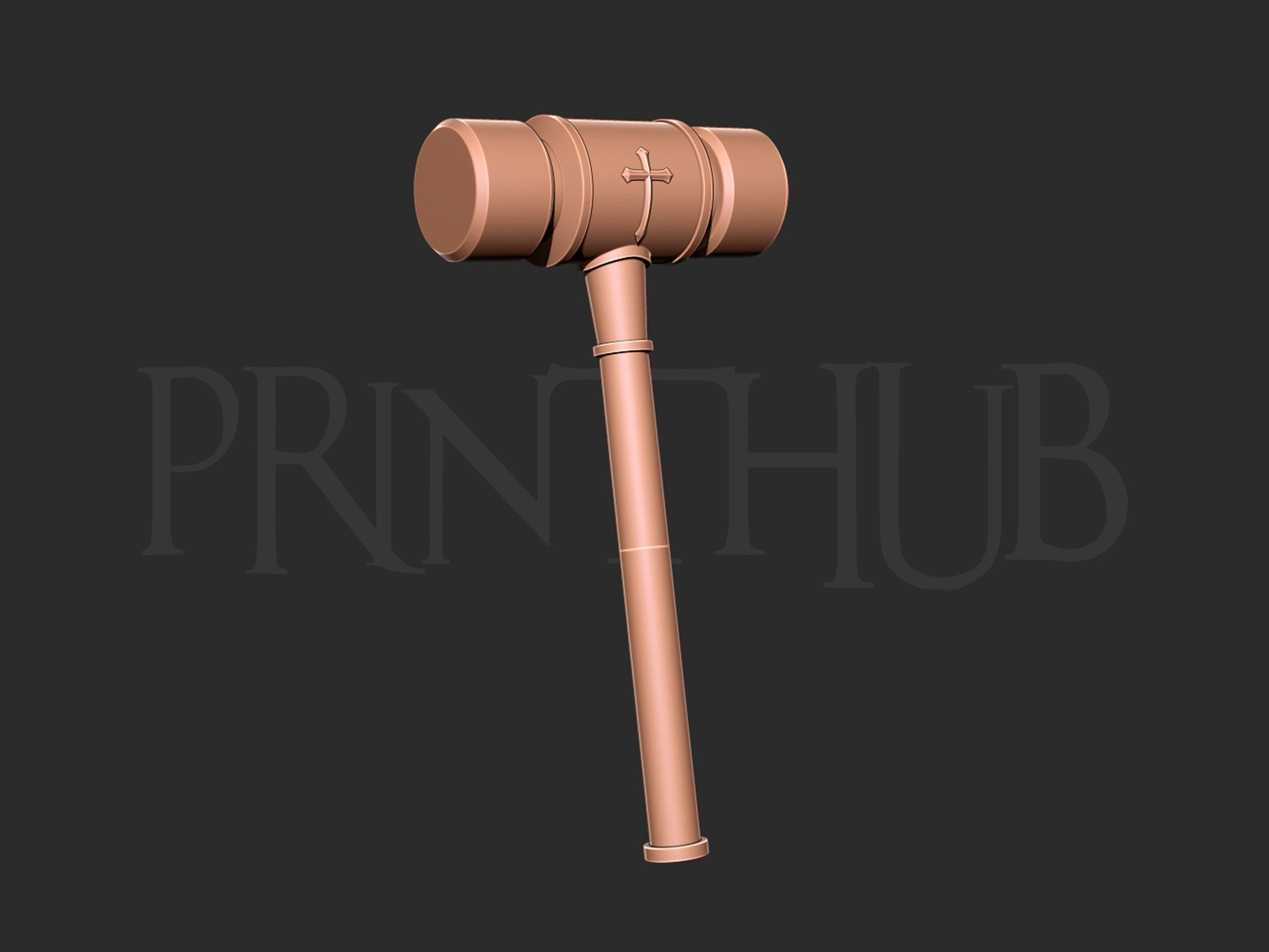 Gavel - Hiromi Higuruma Jujutsu Kaisen 3D print model_1