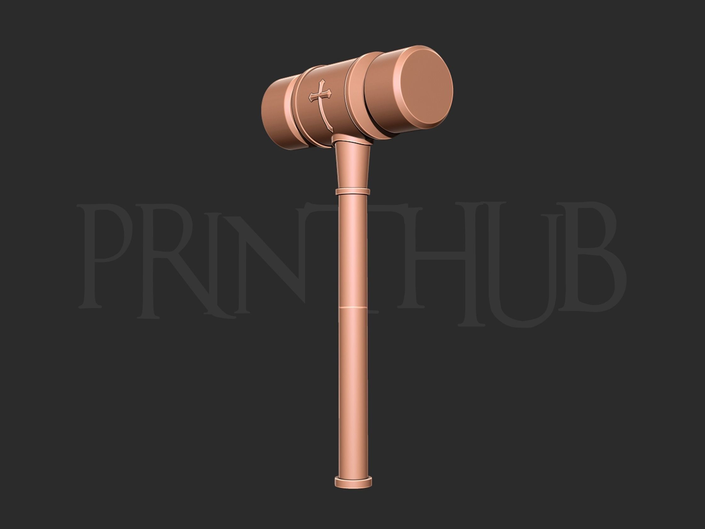 Gavel - Hiromi Higuruma Jujutsu Kaisen 3D print model_3