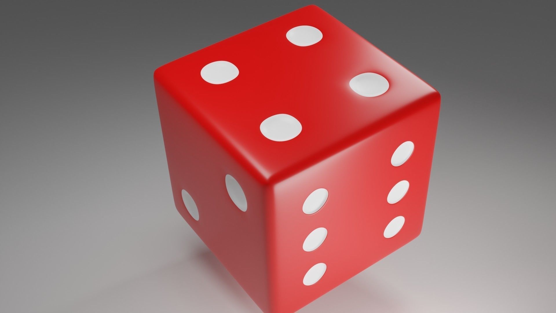 Dot Dice 3D model_1