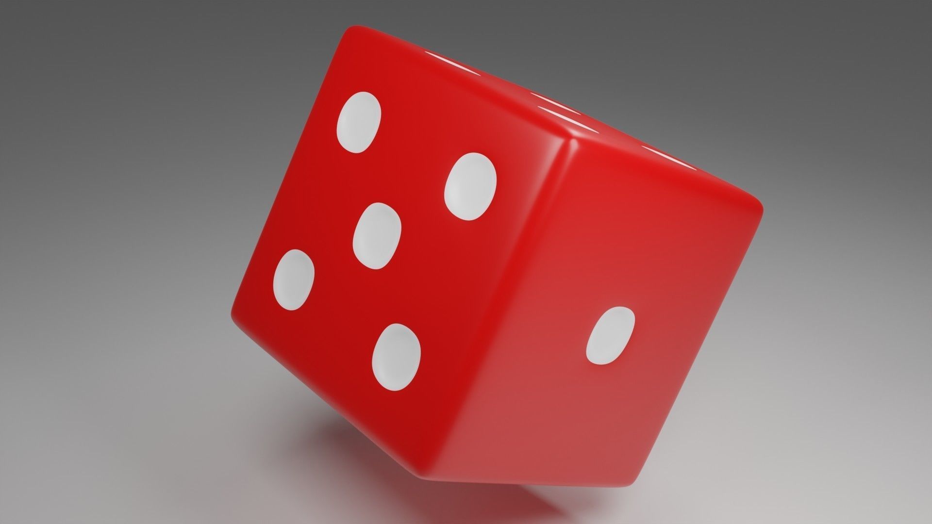 Dot Dice 3D model_2