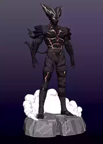 ONE PUNCH MAN- AWAKENED GAROU 3D print model